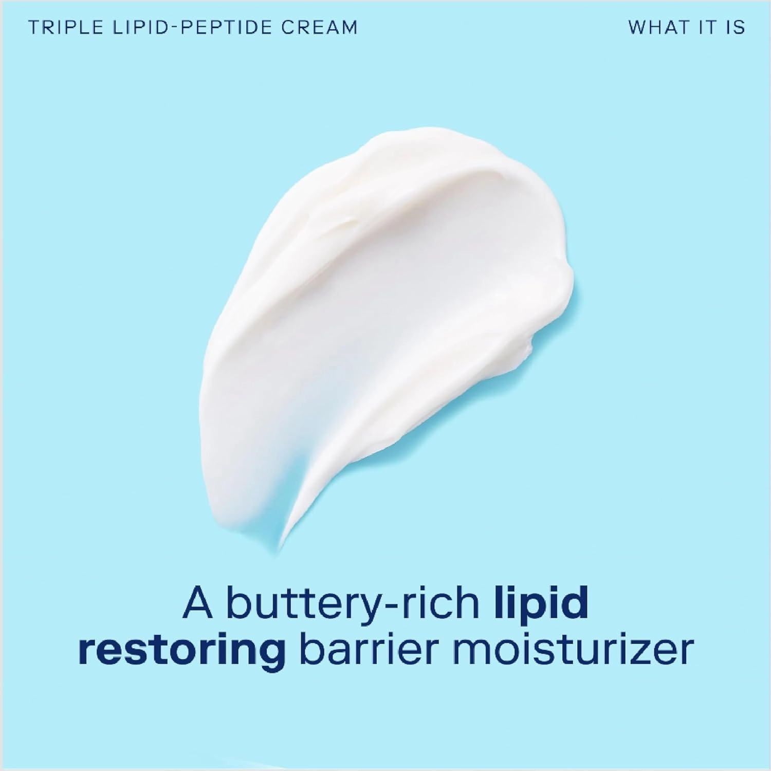 Skinfix Triple Lipid-Peptide Cream Refill - 1.7 oz - Rich Face Moisturizer to Instantly Hydrate & Restore Dry, Sensitive Skin - Non-Comedogenic, Fragrance Free, Vegan, Cruelty Free