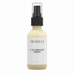 Skinful C-Illuminate Vitamin C Serum for Face with Hyaluronic Acid - 2oz