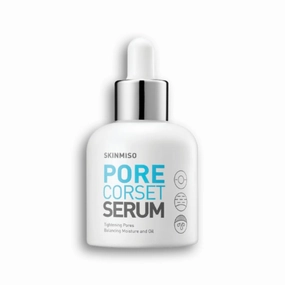 SKINMISO Pore Corset Serum 30ml | Tightens Pores & Controls Sebum | Clinically Proven to Reduce Pore Volume by 42.7% | Crystalsome Technology for Deep Absorption | Korean Glass Skin
