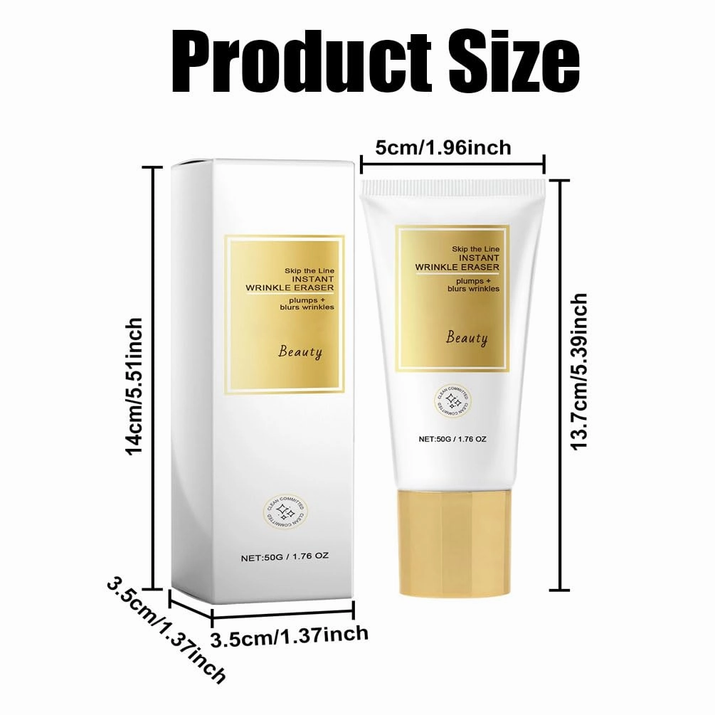 Skip The Line Instant Wrinkle Eraser,Instant Wrinkle Remover Serum,Skips The Lines Firming Lotion,Firming Lotion Serum for Body (3pcs)
