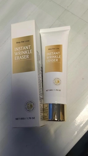 Skip The Line Instant Wrinkle Eraser, Skin Firming Cream, Instant Wrinkle Remover Serum, 𝐋𝐢𝐧𝐞 Eraser for Wrinkles on Face (5PCS)