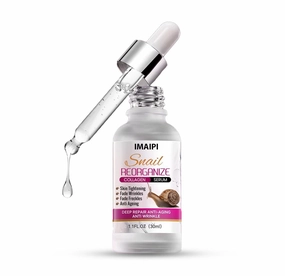Snail Collagen Serum, Anti-Aging Face Serum with Niacinamide and Hyaluronic Acid, Dark Spot and Wrinkle Treatment, 30ml