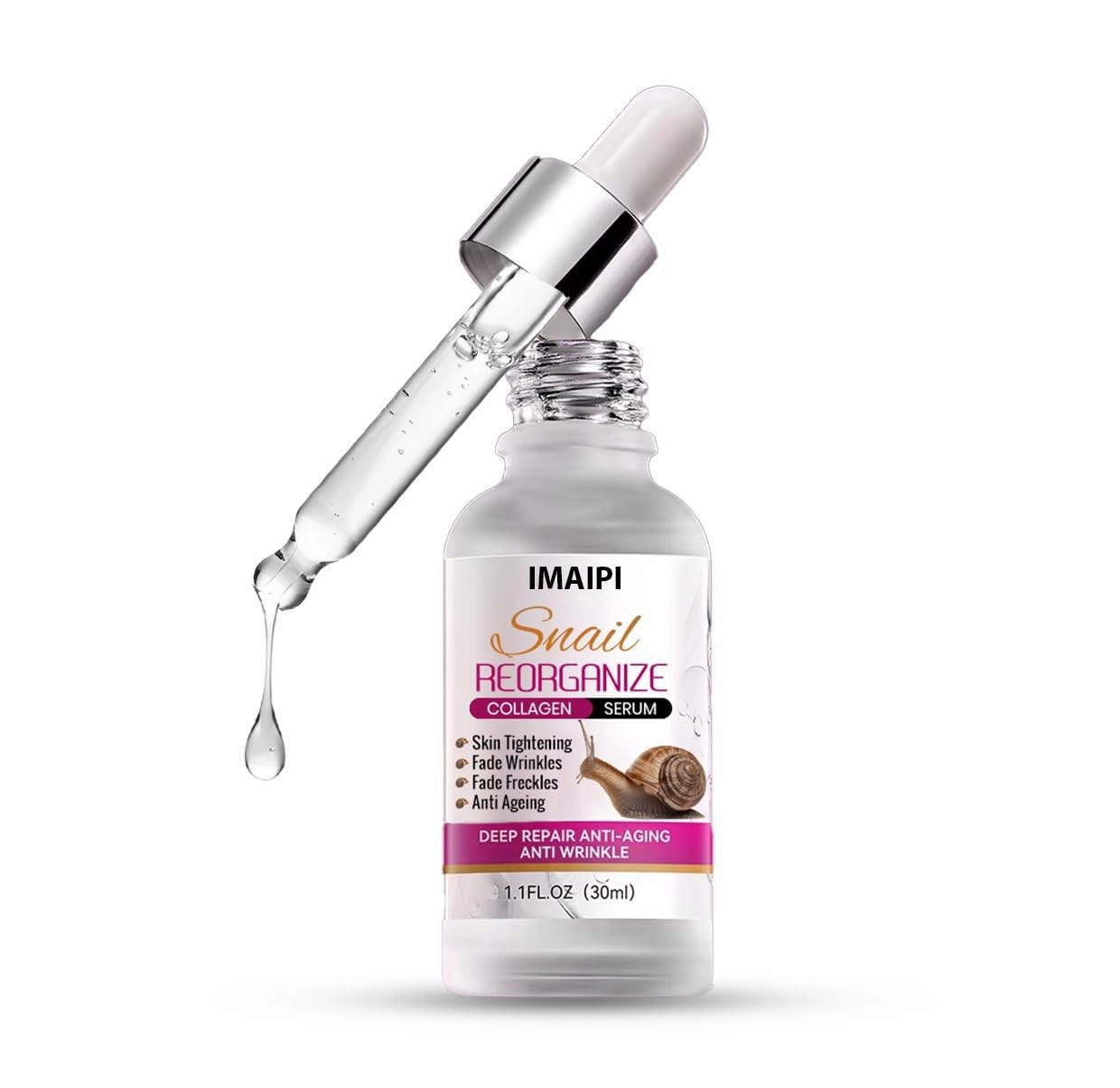 Snail Collagen Serum, Anti-Aging Face Serum with Niacinamide and Hyaluronic Acid, Dark Spot and Wrinkle Treatment, 30ml
