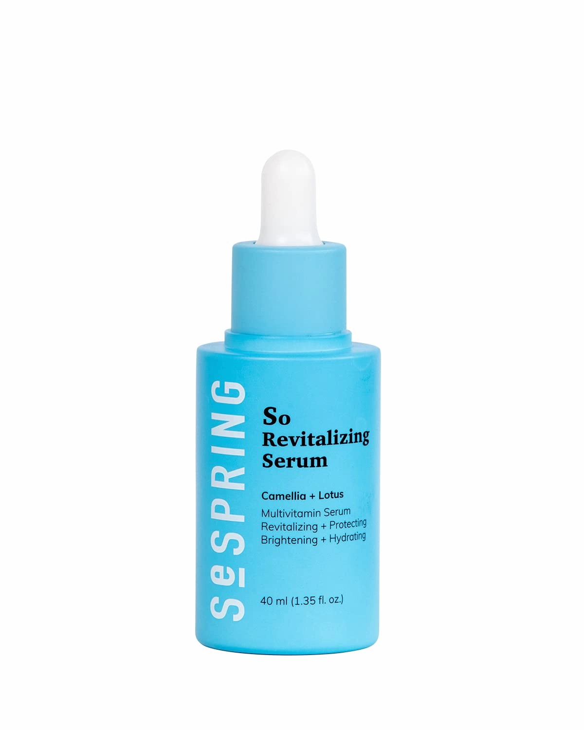 So Revitalizing Multivitamin Face Serum Korean Skincare, For Skin Brightening and Hydrating, with Camella, Lotus, Vitamins B3, C, E, and Q10, No Paraben, Cruelty Free, 40 ml/1.35 oz