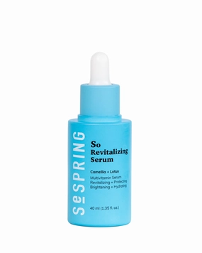 So Revitalizing Multivitamin Face Serum Korean Skincare, For Skin Brightening and Hydrating, with Camella, Lotus, Vitamins B3, C, E, and Q10, No Paraben, Cruelty Free, 40 ml/1.35 oz