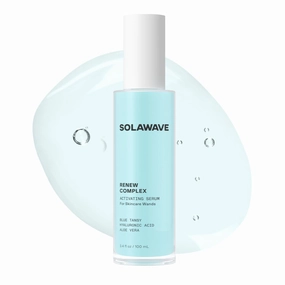 Solawave Renew Complex Serum for Face & Neck | Boost the Effects of Solawave Facial Wand | Red Light Therapy for Face & Microcurrent Facial Device for Anti-Aging & Skin Tightening | Solawave Original