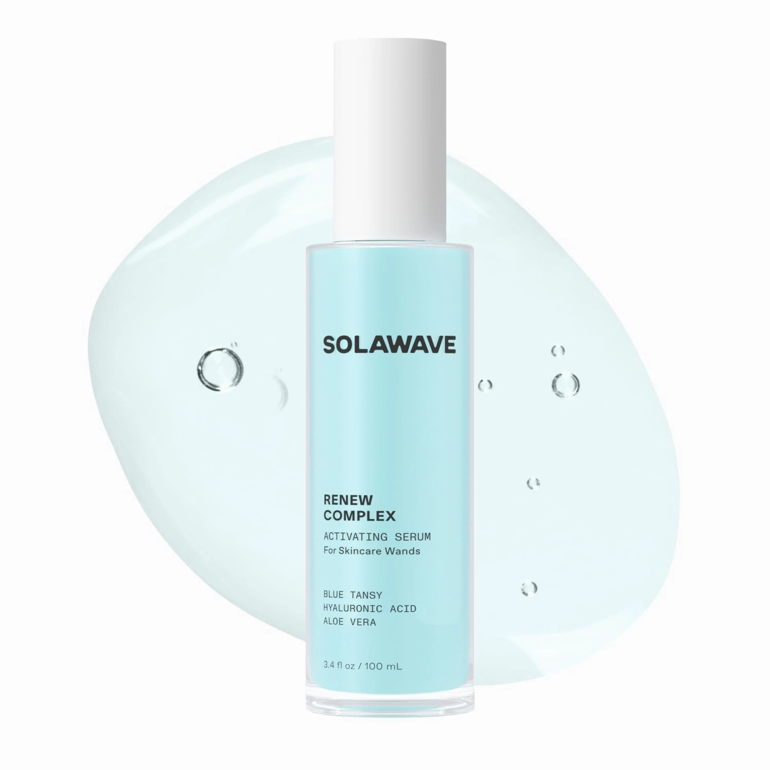 Solawave Renew Complex Serum for Face & Neck | Boost the Effects of Solawave Facial Wand | Red Light Therapy for Face & Microcurrent Facial Device for Anti-Aging & Skin Tightening | Solawave Original