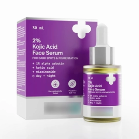 Soli Co 2% Kojic Acid Face Serum I With 1% Alpha Arbutin & Niacinamide I For Dark Spots & Pigmentation I For All Skin types | 30ml