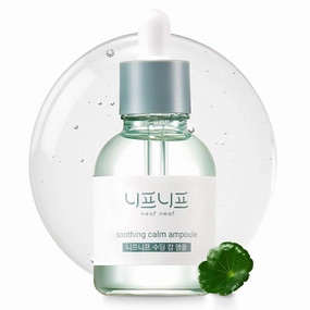 Soothing Calm Ampoule with Niacinamide, Spot Care Hyaluronic Acid, Non-Greasy, CICA Healing and Gentle Formula (30ml /1.01 oz) Radiant Serum, Korean Skincare