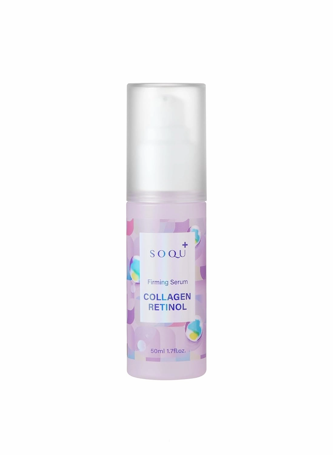 SOQU Collagen Retinol Firming Serum - Lightweight Hydrating Facial Serum to Support Skin Firmness and Radiance - 50ml 1.69 fl oz - Made in Korea