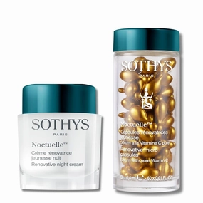 SOTHYS Renovative Night Cream & Vitamin C Serum Set, Evening Renewal