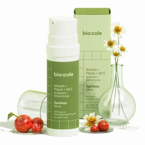 Spotless Serum | Arbutin Face Serum with Phytol & Vitamin C | Targets Pigmentation, Dark Spots, Freckles & Blemishes | Bearberry, Bidens Pilosa & Kakadu Plum | For All Skin Types | 30ml, 1.01 Fl Oz
