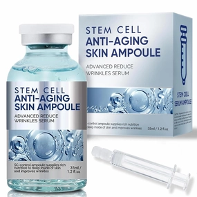 Stem Cell Serum for Face, Anti Aging Microneedling Serum, Stem Cell Ampoule Moisturizing & Nourishing Facial Skin, Gentle & Effective