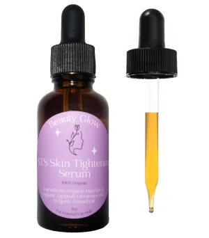STS Skin Tightening Serum Organic Marula, Egyptian Geranium & Fennel Oils for Face Anti-Aging Miracle Facial Moisturizer Natural Skincare Hydrates Skin 1 Fl Oz