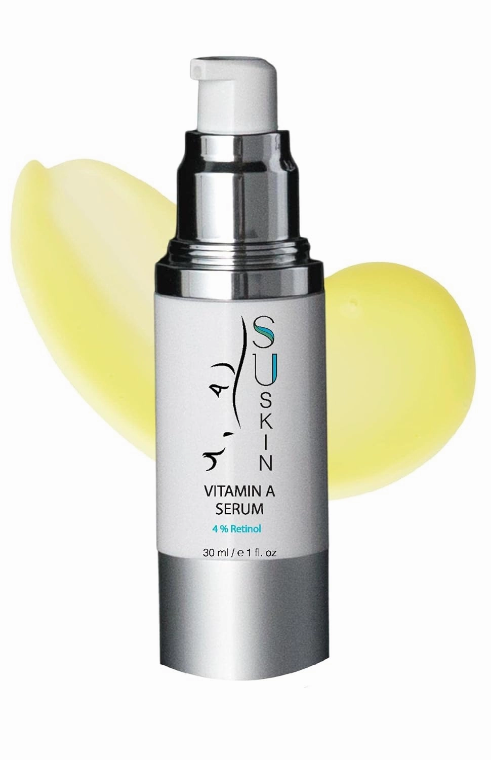 Su-Skin Retinol Serum 4% Vitamin A for Anti Aging, Dark Spots, Wrinkles