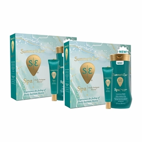 Summer's Eve Spa Set for Women | Gift Box | Women's Post Shave Hydrating Serum, 1oz Tube | Cleansing Feminine Wash, 12oz Bottle, 2 Piece Set