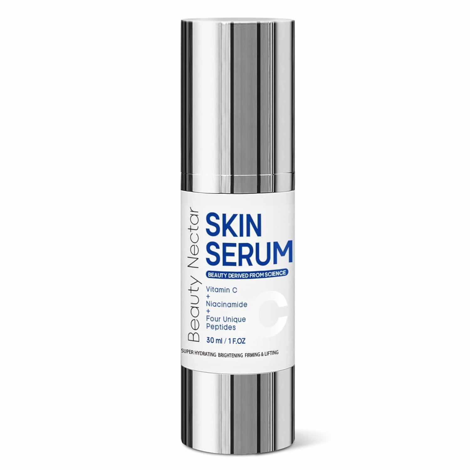 Super C Face Serum For Women over 70, Vitamin C & E, Peptides - Anti Aging & Wrinkles, Hydrating, Firms, Lifts for Sensitive Skin, 1 fl oz