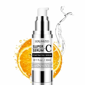 Super C Serum for Mature Skin, All-In-One Formula Hydrates, Firms, Lifts, Smooths, Targets Age Spots, Wrinkles, Vitamin C Serum; 1 fl oz