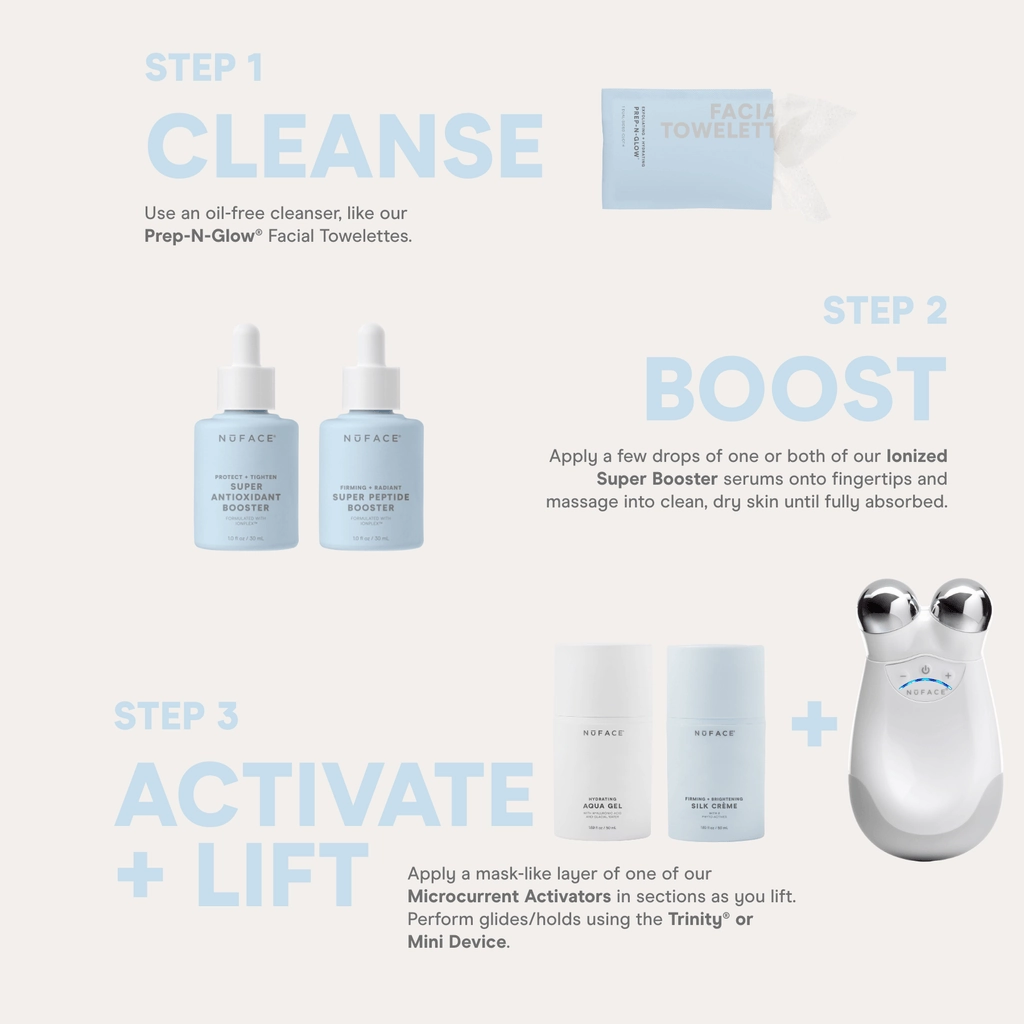 Super Peptide Booster- Firming   Radiant | NuFACE