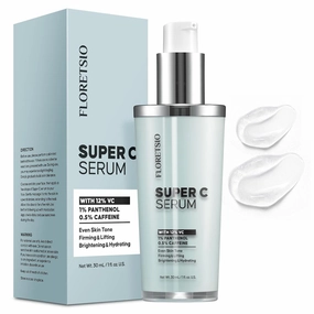 Super Vitamin C Serum for Face: Vitamin C Serum for Mature Skin - All-In-One Formula Rapidly Hydrates, Anti Aging, Softens, Lifts and Firms Facial Skin, Fights Wrinkles, Dark Spots & Age Spots | 30 ml