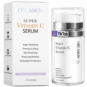 Super Vitamin C Serum For Women Over 70,Vitamin C Face Serum For Women Anti Aging Dark Spot Remover For Face Skin Care, Targets Age Spots, Wrinkles, Brightening, Pore Minimizer, Hydration 1.7fl Oz
