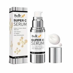 Super Vitamin C Serum for Women over 70, Wrinkle Cream for Face, Anti Aging Cream, Hydrates, Softens, Lifts and Firms Super Vitamin C Serum