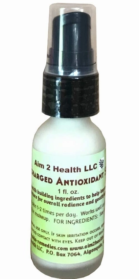 Supercharged Antioxidant Serum Best Anti-Aging Face Serum Soothes Wrinkles & Boosts Collagen Balances Skin Texture - Hyaluronic Acid, Organic Green & White Tea Leaf & Rooibos Leaf 1 OZ