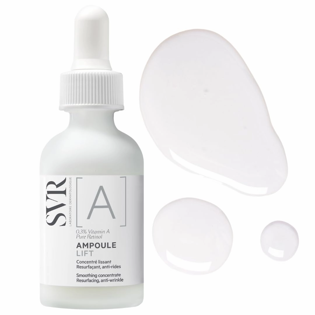 SVR Pure Retinol Face Serum. Improves Firmness Of Skin And Evens Skin Tone. Facial Serum That Helps To Visibly Reduce The Appearance Of Fine Lines & Dark Spots, 1 Fl.oz.