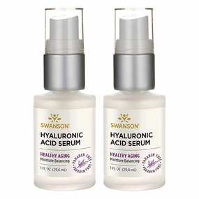 Swanson Hyaluronic Acid Serum 1 fl oz Serum (2 Pack)