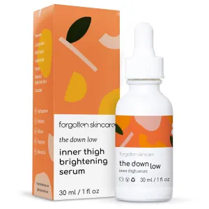 The Down Low Inner Thigh Serum – Hydrating & Soothing Serum for Dark Spot – Helps with Razor Burn & Ingrown Hairs – With Papaya Enzyme, Licorice Root & Niacinamide