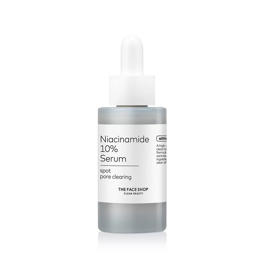 The Face Shop Alltimate Niacinamide 10% Serum for Face with Caffeine & Peptide, Korean Skin Care, Oil Control & Pores Reducer, Improve Skin Elasticity, Face Serum for Sensitive Skin, Non-comedogenic