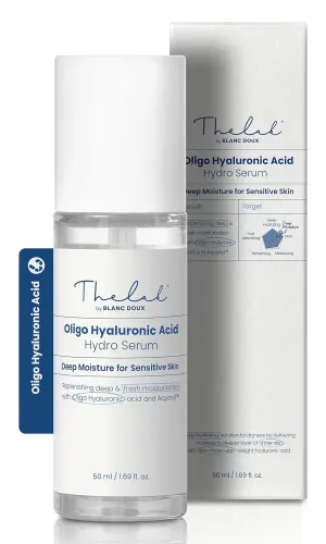 THE LAB BY BLANC DOUX Oligo Hyaluronic Acid Hydro Serum - Triple Focused Potent Skin Moisturization w/Low Molecular Weight Hyaluronic Acid Deep Intensive Moisturizing 1.69 Fl Oz Korean Skincare