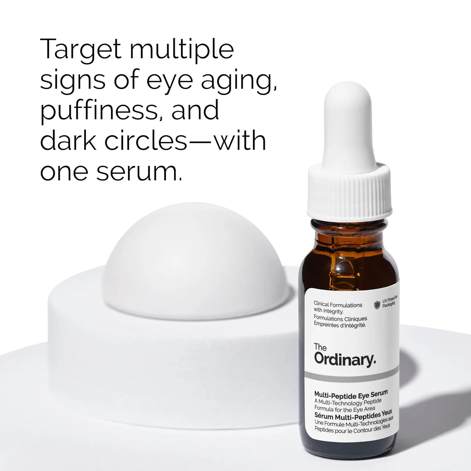 The Ordinary Multi-Peptide Eye Serum, Anti-Aging Formula for Crow’s Feet, Dark Circles & Puffiness