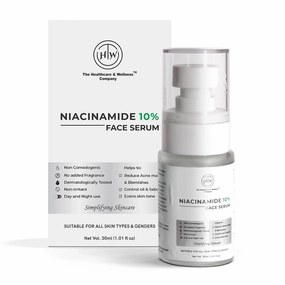 The Health care 10% Niacinamide | Dark Spot Correcting Serum | Serum for Acne and Dark Spots | Acne Spot Corrector | Even Skintone | Oil Control | For All Skin Types | 30ml