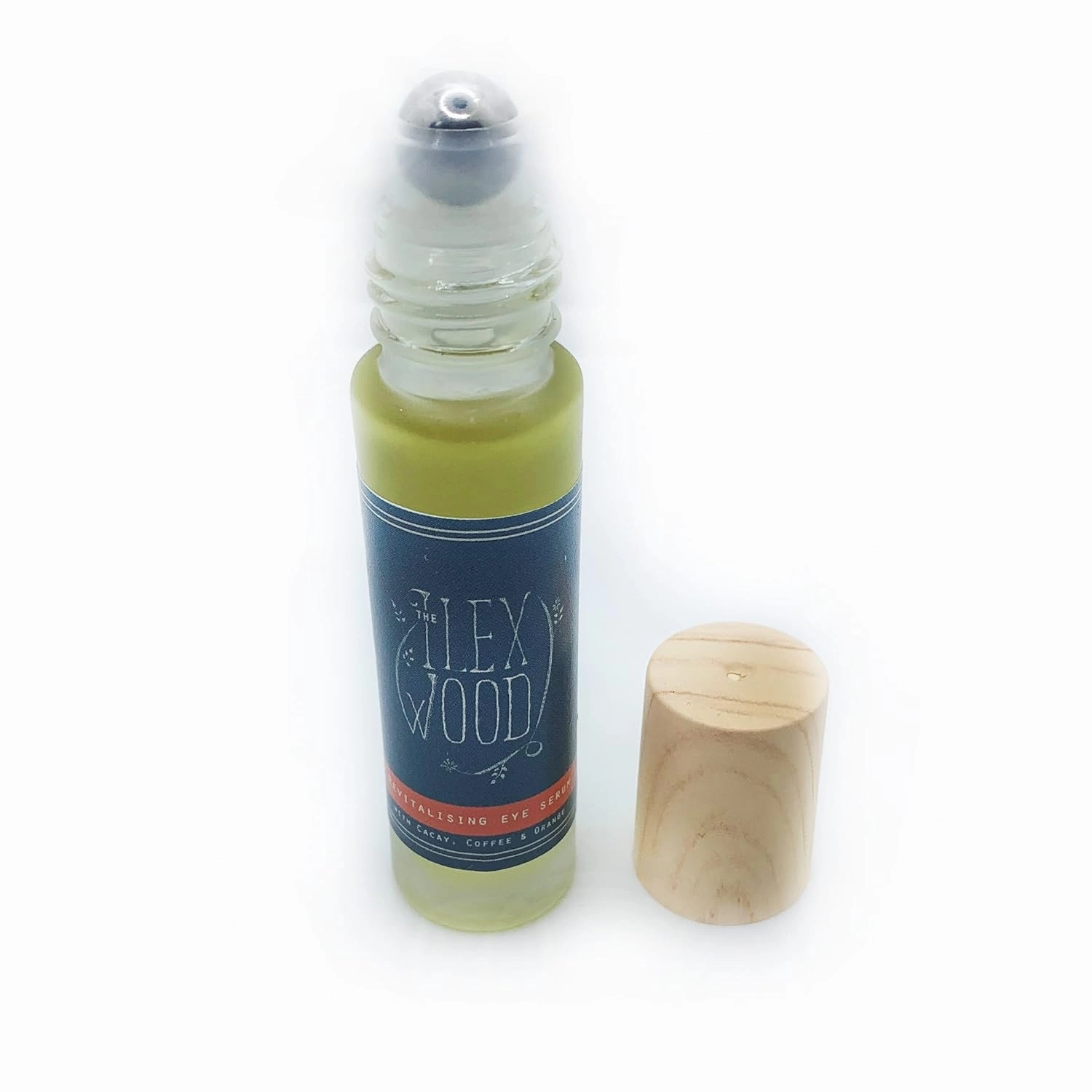 The Ilex Wood - Revitalising Eye Serum. An all-natural vegan anti-ageing serum with Cacay Oil, Green Coffee Arabica Oil, Frankincense, Eucalyptus, Thyme, Bergamot & Orange - 10ml (0.34 fl oz)