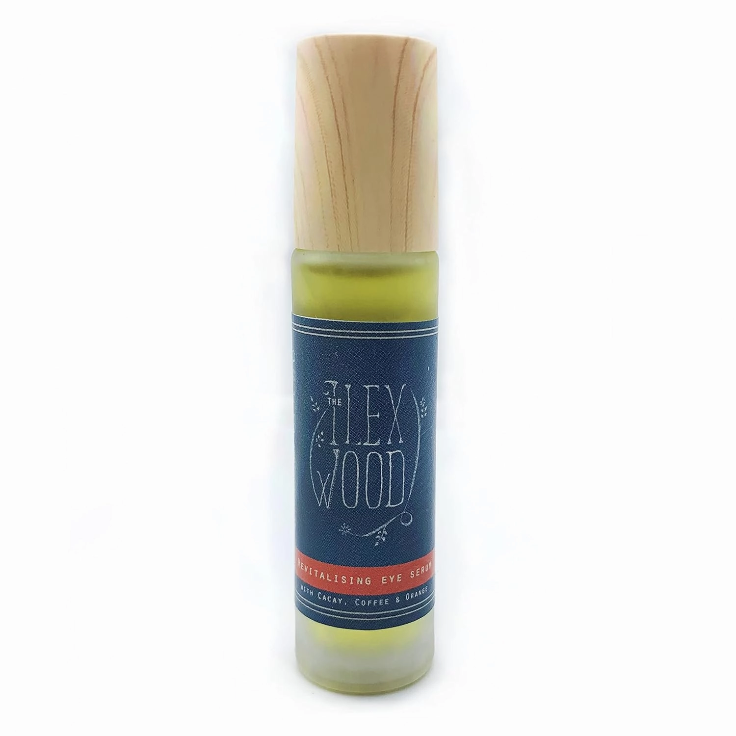 The Ilex Wood - Revitalising Eye Serum. An all-natural vegan anti-ageing serum with Cacay Oil, Green Coffee Arabica Oil, Frankincense, Eucalyptus, Thyme, Bergamot & Orange - 10ml (0.34 fl oz)