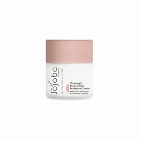 The Jojoba Company - 50ml Overnight Multi-Biotic Moisture Cream - Natural Nourishing Night Cream for Normal to Dry Skin, Improves Hydration and Forms Healthy Skin Barrier - Clinically Proven Results