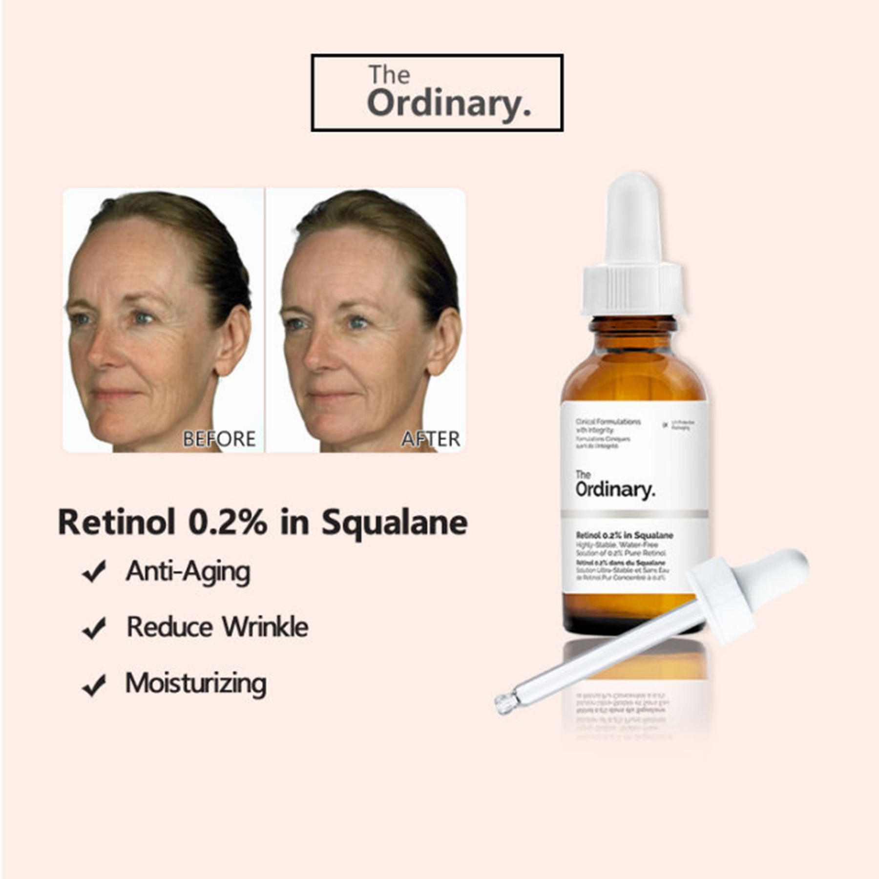 The Ordinary Retinol 0.2% in Squalane - 30ml