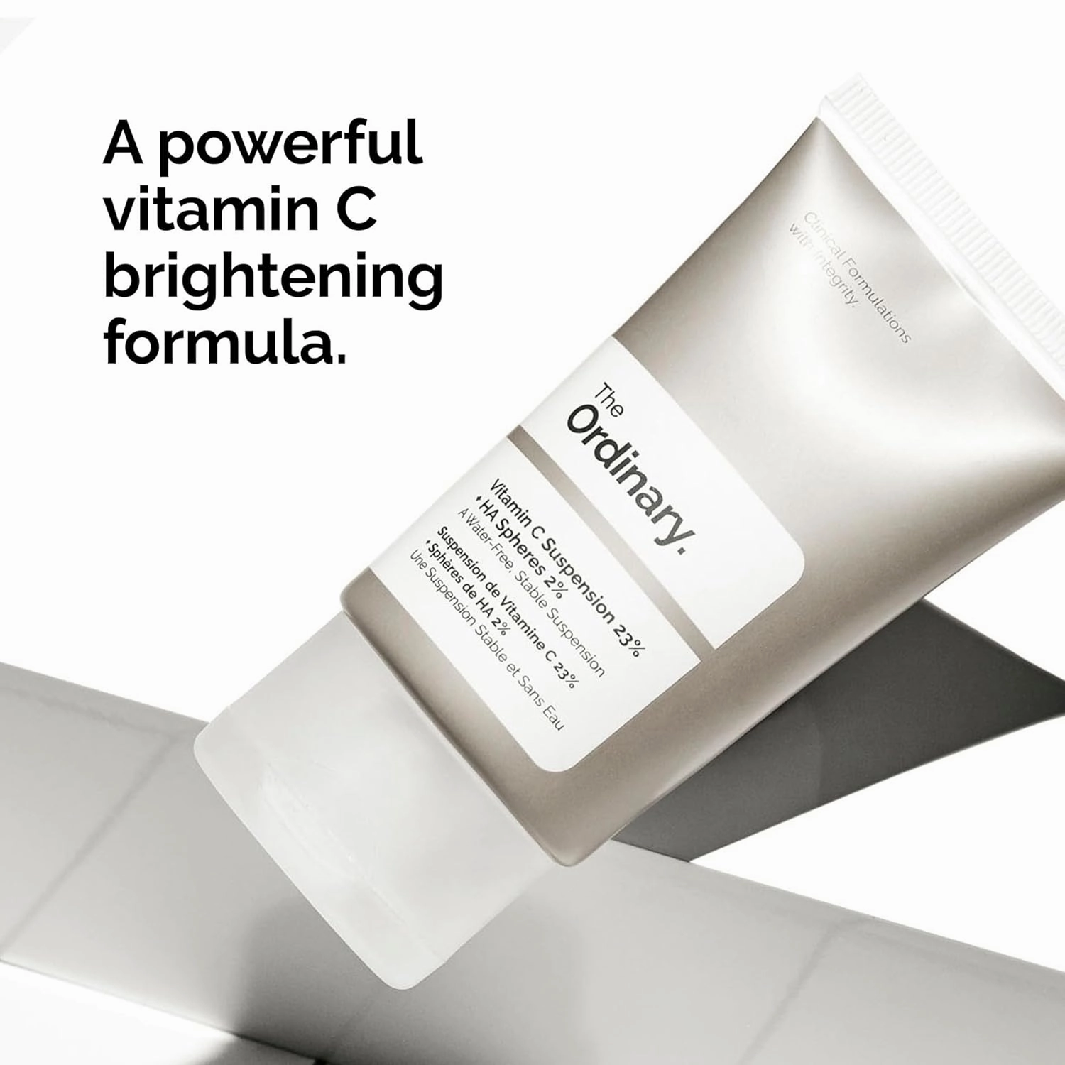 The Ordinary Vitamin C Suspension 23%   Hyaluronic Acid Spheres 2%, Serum with Pure L-Ascorbic Acid