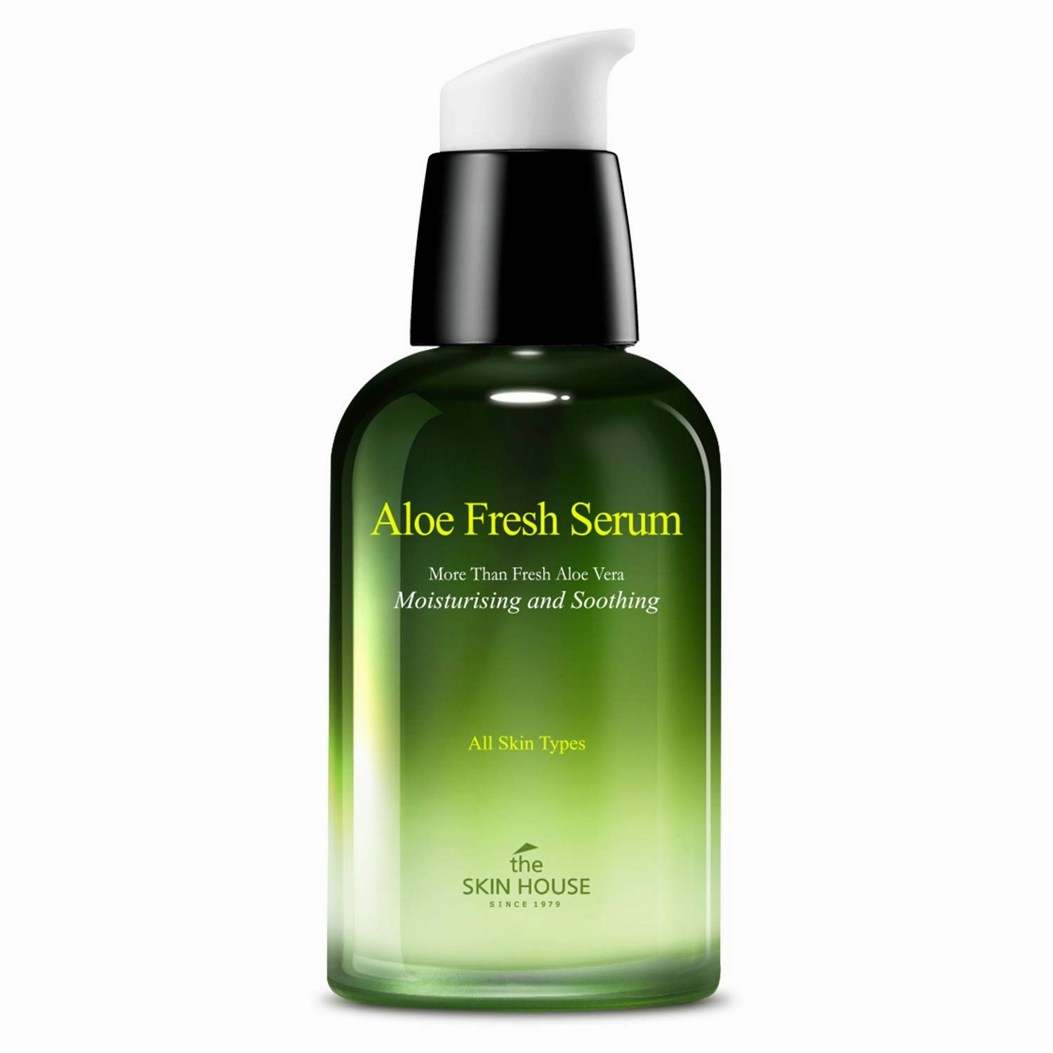 THE SKIN HOUSE Aloe Fresh Serum 1.7 fl.oz Soothing, Calming, Moisturizing | Aloe Vera, Collagen, Betaine | Korean Skincare, Facial Serum for face, 50ml