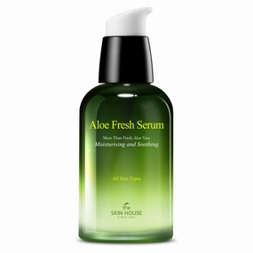 THE SKIN HOUSE Aloe Fresh Serum 1.7 fl.oz Soothing, Calming, Moisturizing | Aloe Vera, Collagen, Betaine | Korean Skincare, Facial Serum for face, 50ml