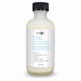 Time Erasing Vitamin C Serum For Face and Eyes |Dark Circle Super Serum Complete Complex Formula with Hyaluronic Acid| Vitamin E |CoQ10 |Vegan DMAE |2 oz
