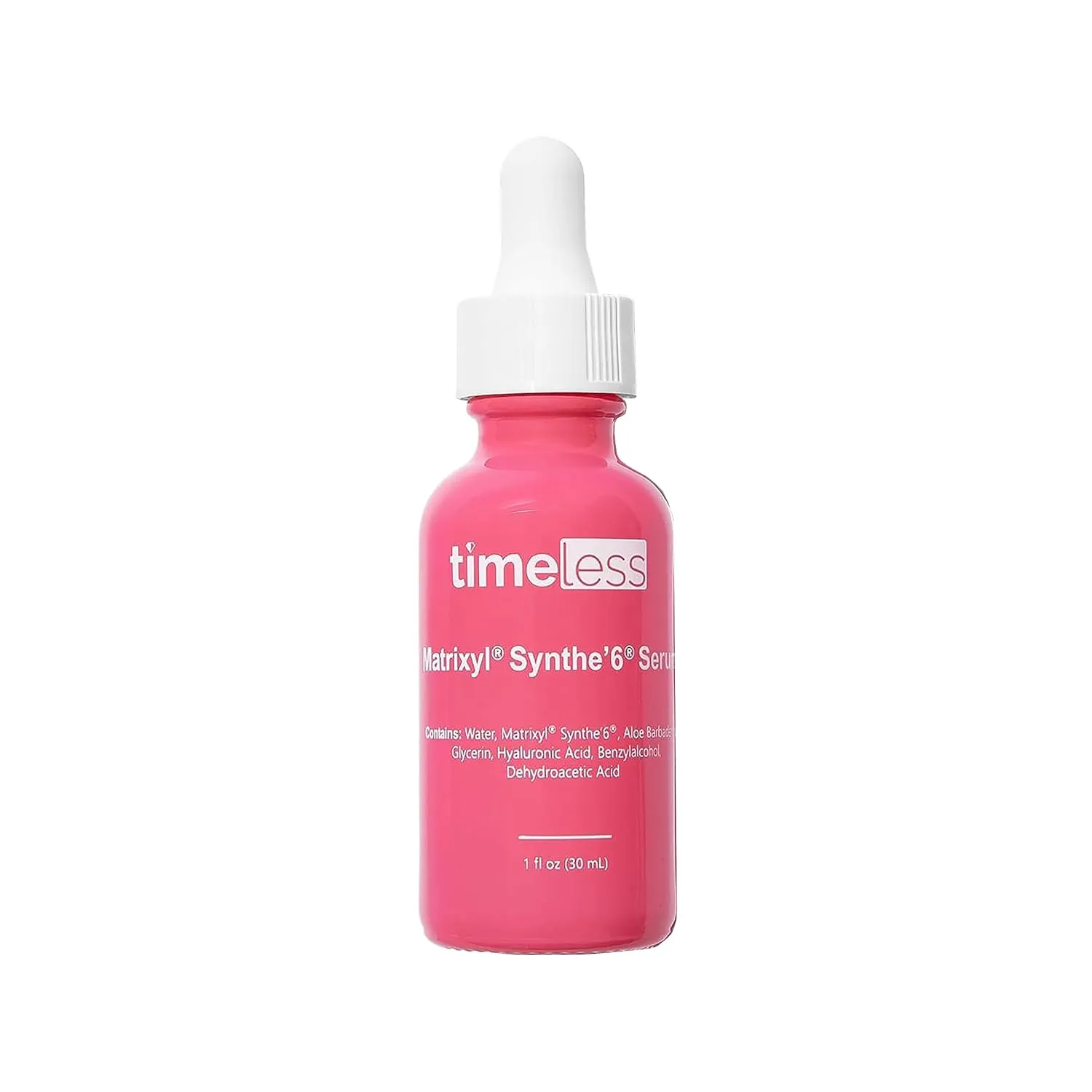 Timeless Skin Care Matrixyl Synthe’6 Serum - Face Serum for Skin Care - with Hyaluronic Acid for Hydration - 1 oz