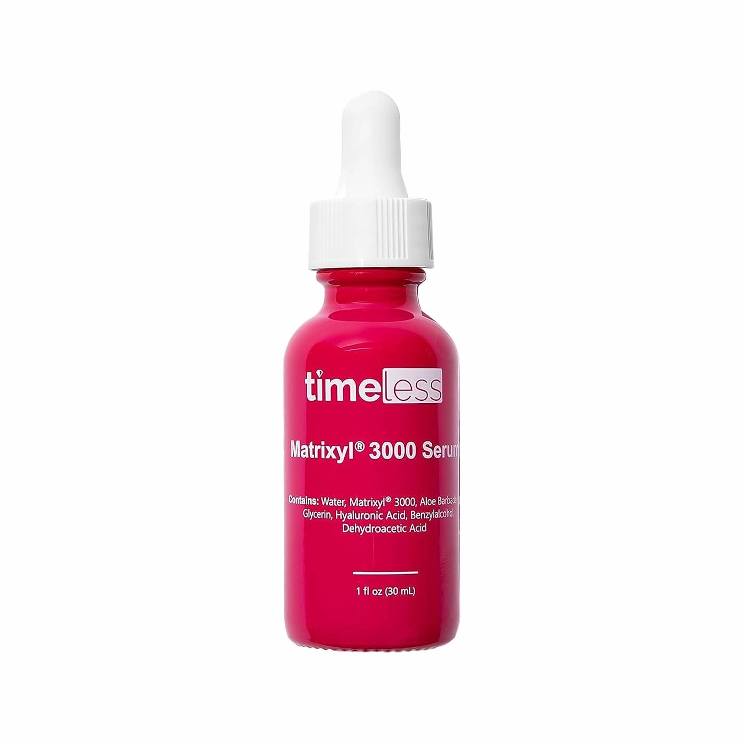 Timeless Skin Care Matrixyl 3000 Serum - Personal Care Face Serum Supports Hydration - with Hyaluronic Acid - Fragrance-Free - for Skin Care - 1 oz