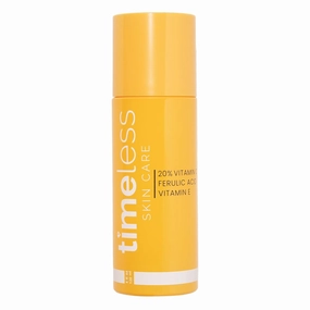Timeless Skin Care Vitamin C Serum with Vitamin E & Ferulic Acid - Brightening Serum - for Oily & Dry Skin - Fragrance-Free - 4 oz
