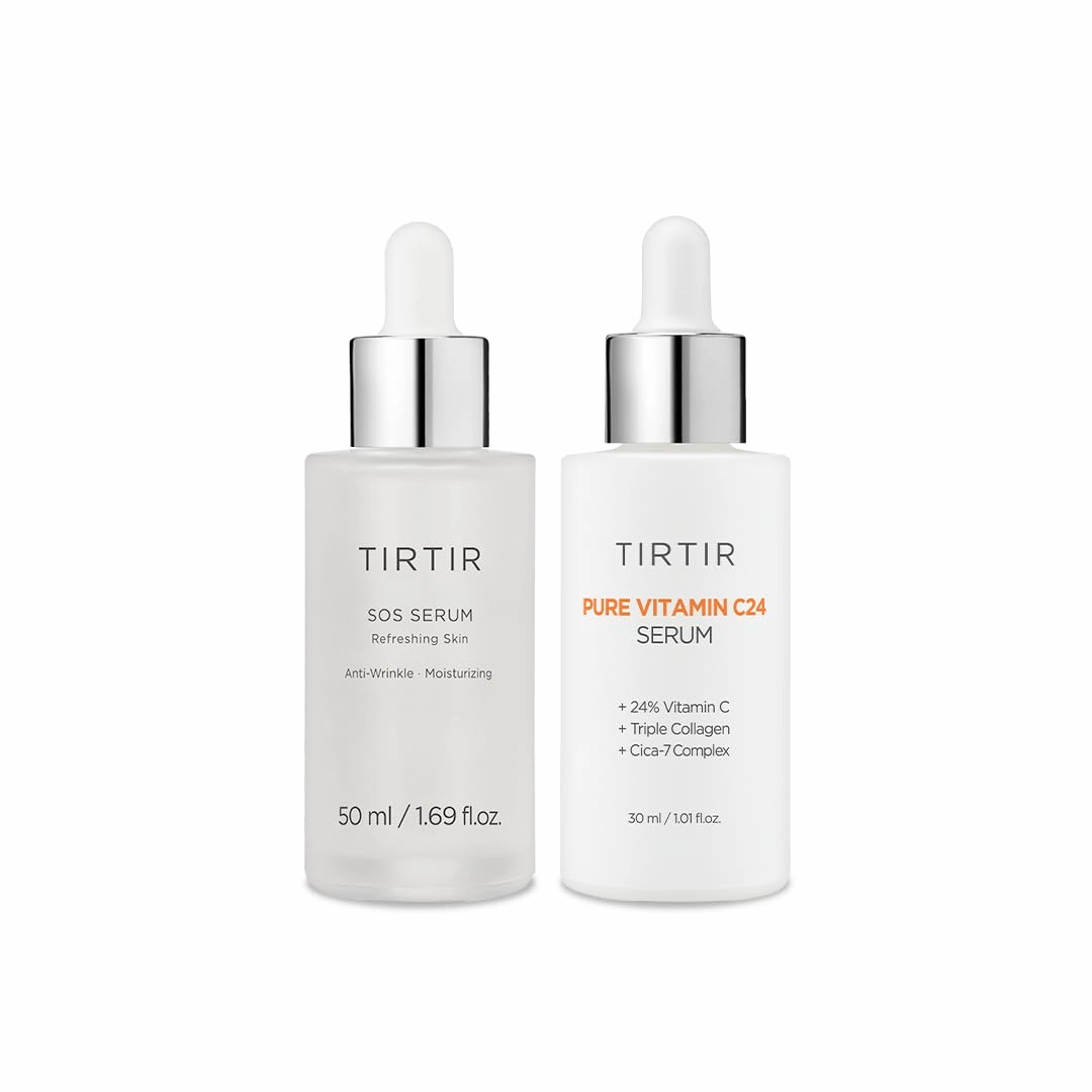 TIRTIR Pure Vitamin C 24% Serum 30ml   SOS Serum 50ml