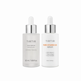 TIRTIR Pure Vitamin C 24% Serum 30ml   SOS Serum 50ml