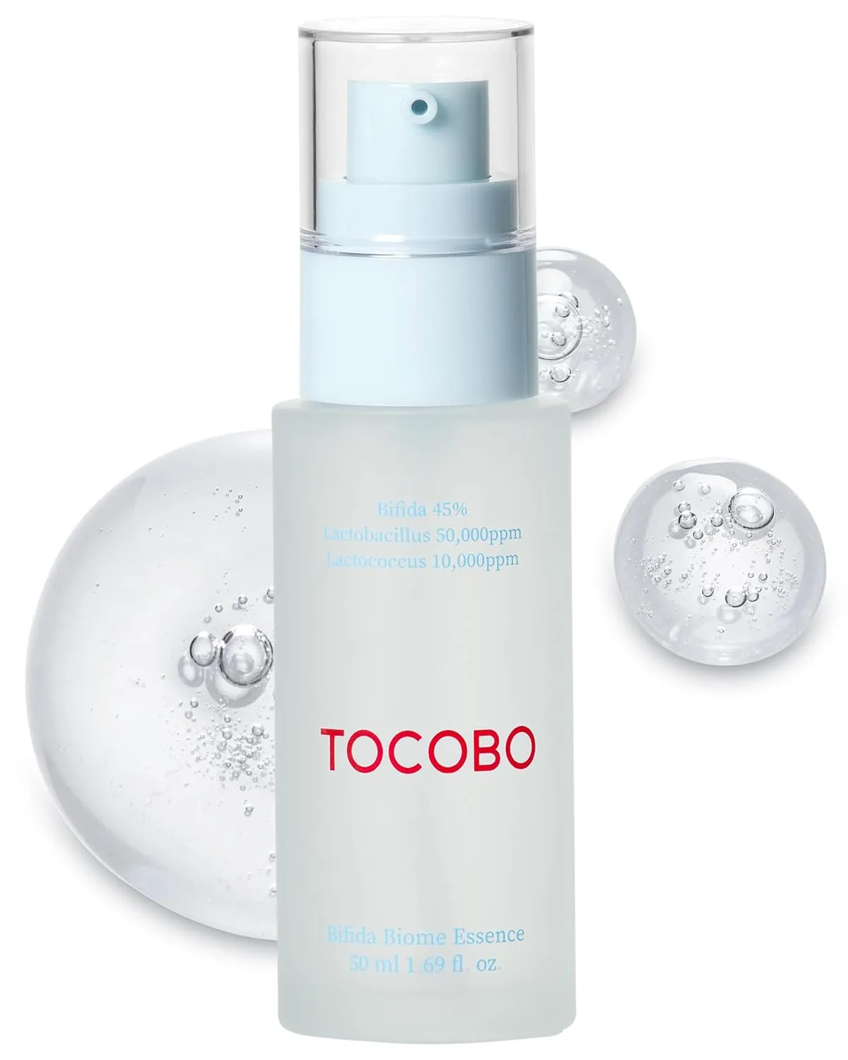TOCOBO Bifida Biome Essence 1.69 fl oz / 50ml | All in one, Skin Repair Serum, Skin Barrier Essence | Natural Ingredients, Vegan Essence, Cruelty Free, Korean Vegan Essence