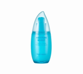 TONYMOLY Moisture Boost Serum, Cooling Marine Concentrate with Chlorella & Seaweed, Hydrating, Mosturizer, 3 oz