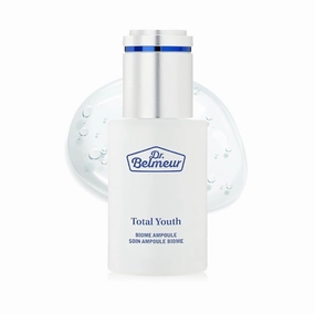 Total Youth Biome Ampoule (1.2fl oz) - Premium Serum for Wrinkles, Elasticity & Hydration. Korean Skin Care by LG Beauty. Collagen, Panthenol, Niacinamide, Licorice.